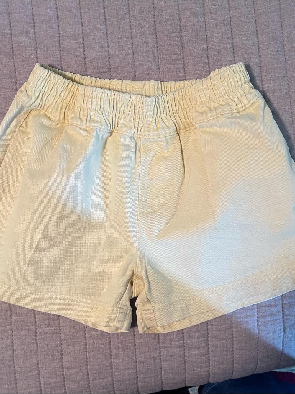 The Beaufort Bonnet Sheffield Shorts in butter yellow
